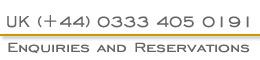 Telephone 0333 405 0191